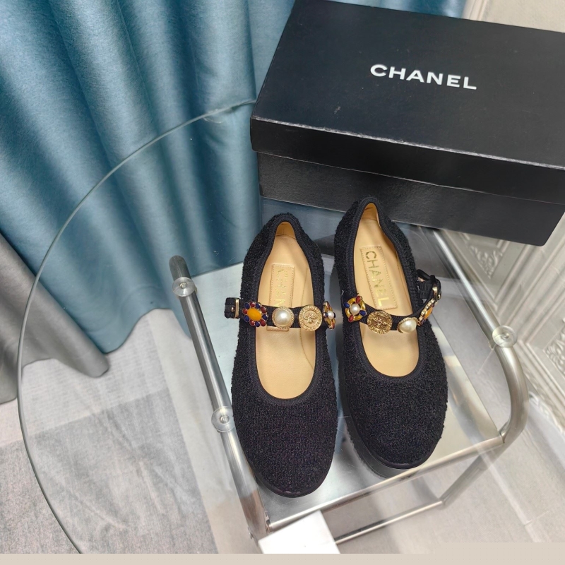 Ch*el flat shoes